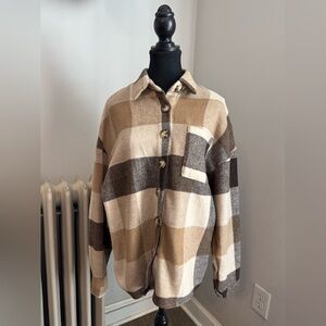 Thick Button Up Jacket